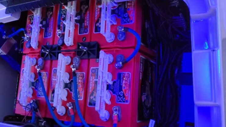 golf cart batteries for powering lights