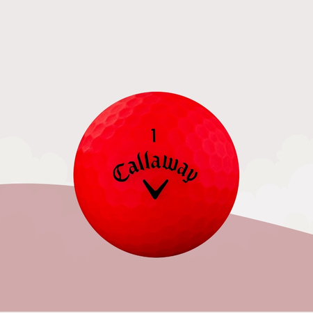 Callaway Superhot Bold Matte Red Golf Balls (30 Ball Pack)