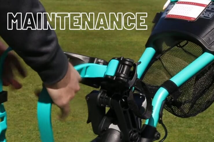 Maintenance of golf push ca