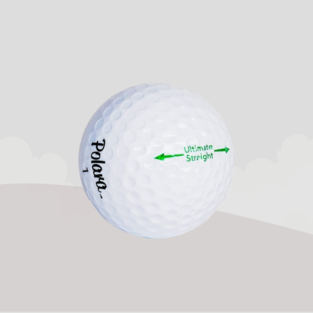 Polara Ultimate Straight Self-Correcting Golf Balls for Recreational Golfers