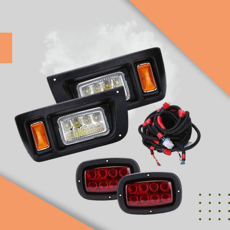 10L0L Golf Cart LED - Headlight and Tail Light Kit