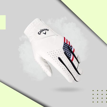 Callaway Golf Men’s High-Quality Weather Spann Premium Japanese Synthetic Golf Glove