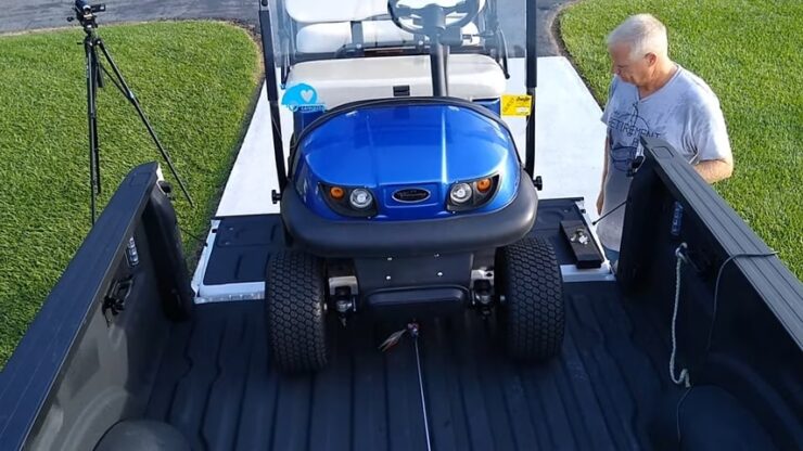 Fitting a Golf Cart inside a Truck Bed