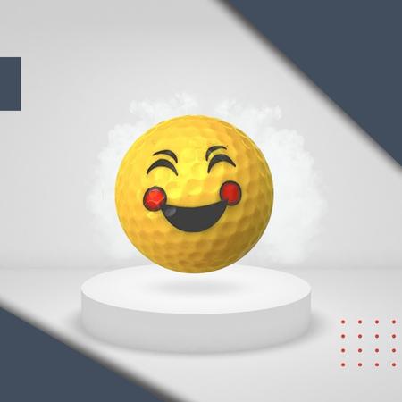 Oji-Emoji Premium Emoji Golf Balls