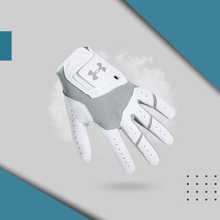 Under Armour Mens Premium Grip System Gives you Maximum Control UA Iso-Chill Golf Gloves