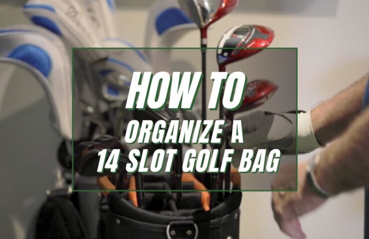 14 slot golf bag organizing steps
