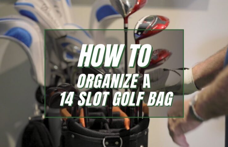 14 slot golf bag organizing steps